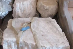 Alabaster Transparent Vit - Tjock Skiva 30 cm.